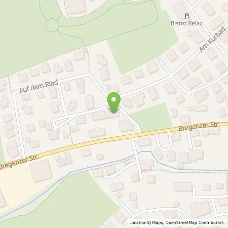 Standortübersicht der Tankstelle TANNENHOF Sport & Spa GmbH & Co. KG in 88171 Weiler - Simmerberg