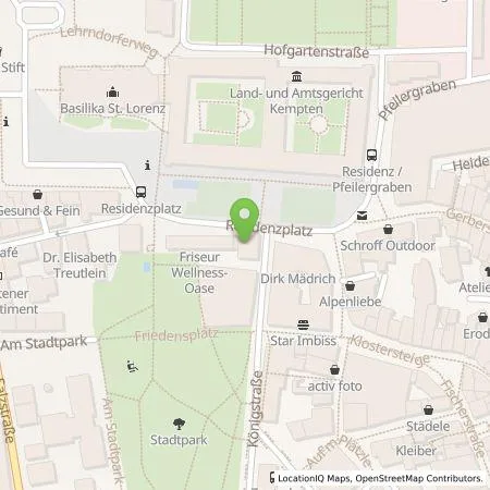 Standortübersicht der Tankstelle Sparkasse Allgäu AdöR in 87435 Kempten