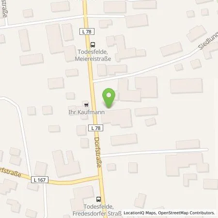 Standortübersicht der Tankstelle Daniel Jahnke in 23826 Todesfelde