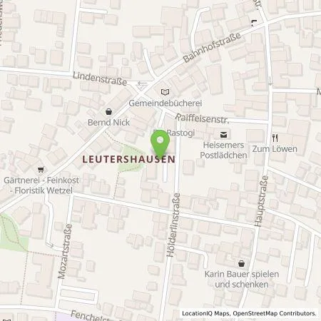 Standortübersicht der Tankstelle Energiegenossenschaft Hohe Waid eG in 69493 Hirschberg