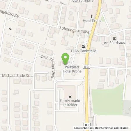 Standortübersicht der Tankstelle Energiegenossenschaft Hohe Waid eG in 69493 Hirschberg