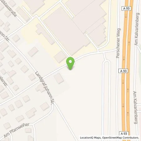 Standortübersicht der Tankstelle Gerresheimer Regensburg GmbH in 92536 Pfreimd