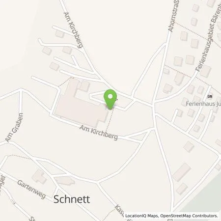 Standortübersicht der Tankstelle Werrapark Hotels Masserberg GmbH & Co.KG in 98666 Masserberg / Schnett