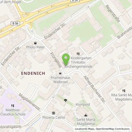 Standortübersicht der Tankstelle Brahmshof GbR in 53121 Bonn