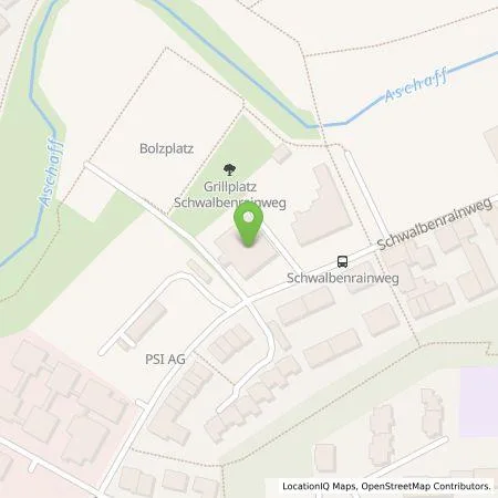 Standortübersicht der Tankstelle SPINNLER GmbH in 63741 Aschaffenburg