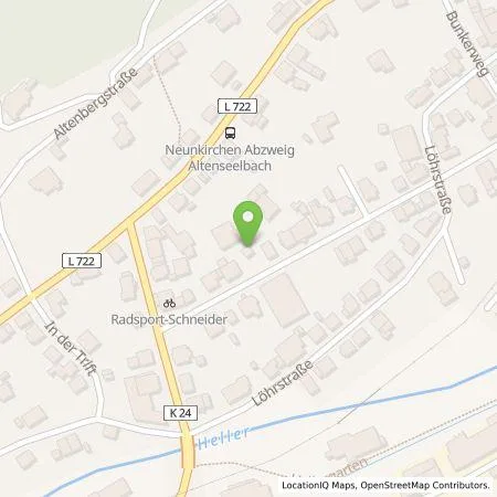 Standortübersicht der Tankstelle jucom e.K. in 57290 Neunkirchen