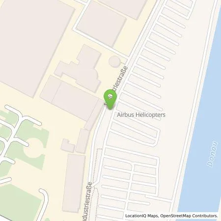 Standortübersicht der Tankstelle Airbus Helicopters Deutschland GmbH in 86609 Donauwörth