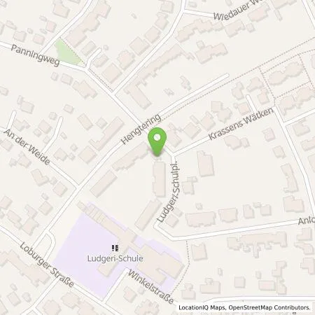 Standortübersicht der Tankstelle WSG für den Kreis Coesfeld e. in 48653 Coesfeld