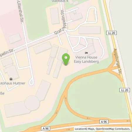 Standortübersicht der Tankstelle Autohaus Schaller GmbH in 86899 Landsberg am Lech