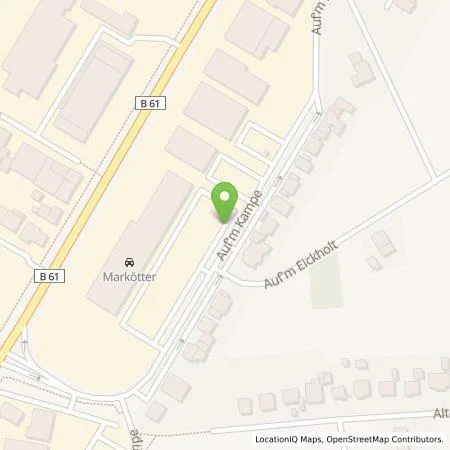 Standortübersicht der Tankstelle Autohaus Markötter GmbH in 33334 Gütersloh