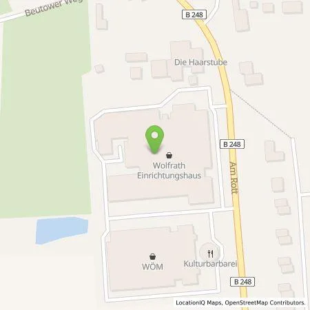 Standortübersicht der Tankstelle Möbel Wolfrath GmbH in 29439 Lüchow