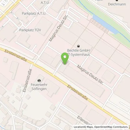 Standortübersicht der Tankstelle HoGaKa Profi GmbH in 89077 Ulm