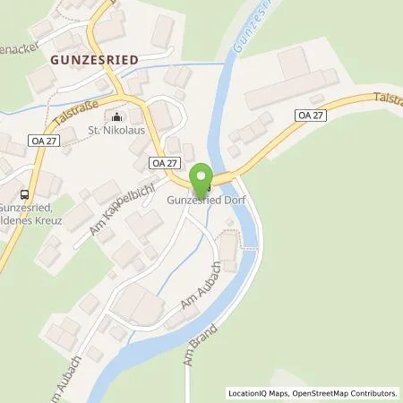Standortübersicht der Tankstelle Gemeinde Blaichach in 87544 Blaichach