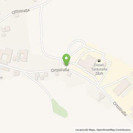 Standortübersicht der Tankstelle Z+W Auto-Service GmbH & Co. KG in 07950 Weißendorf