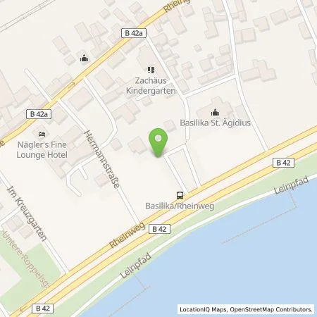 Standortübersicht der Tankstelle Erneuerbare Energien Rheingau-Taunus GmbH in 65375 Oestrich-Winkel