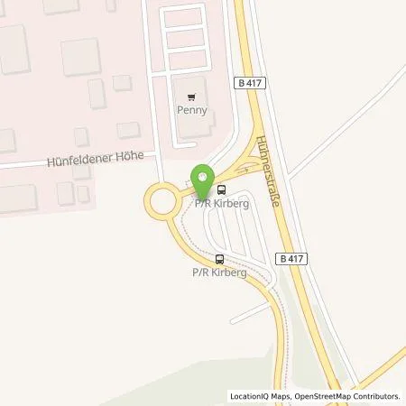 Standortübersicht der Tankstelle Erneuerbare Energien Rheingau-Taunus GmbH in 65597 Hünfelden Kirberg