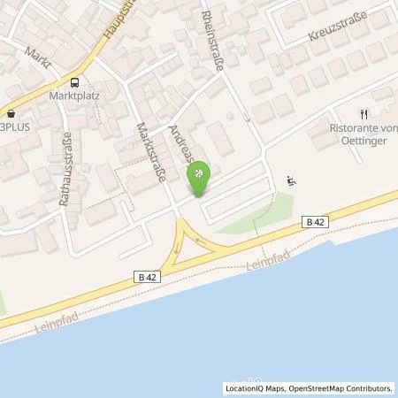 Standortübersicht der Tankstelle Erneuerbare Energien Rheingau-Taunus GmbH in 65343 Eltville-Erbach