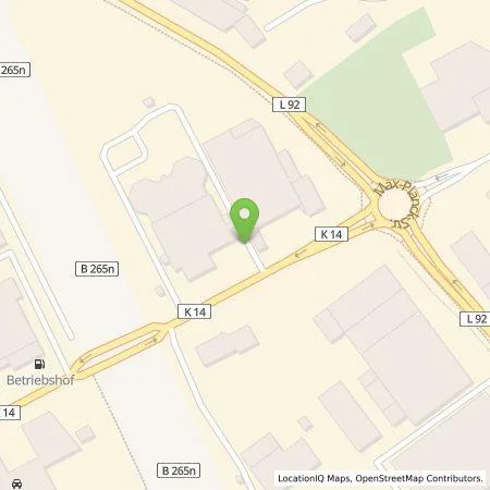 Standortübersicht der Tankstelle GVG Rhein Erft GmbH in 50354 Hürth