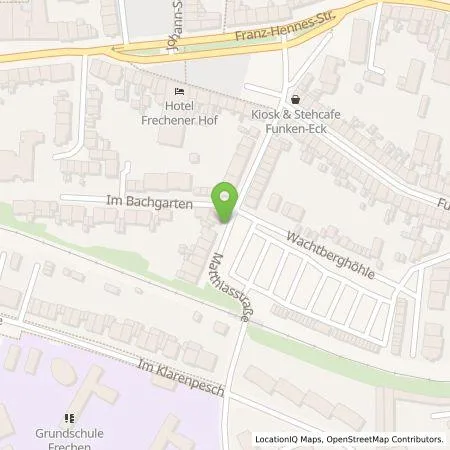 Standortübersicht der Tankstelle GVG Rhein Erft GmbH in 50226 Frechen