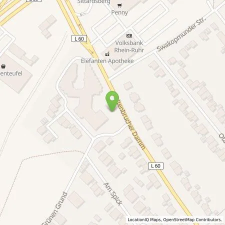 Standortübersicht der Tankstelle Evangelisches Christophoruswerk e.V. in 47249 Duisburg