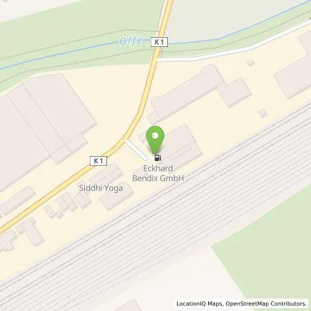 Standortübersicht der Tankstelle Eckhard Bendix GmbH in 59227 Ahlen