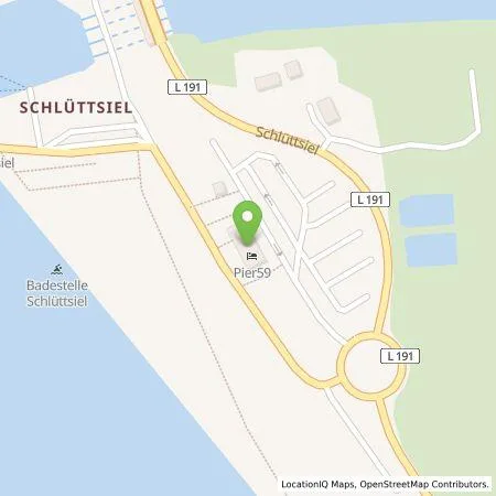 Standortübersicht der Tankstelle Siel59 Hotel & Restaurant Carsten Hansen KG in 25842 Ockholm