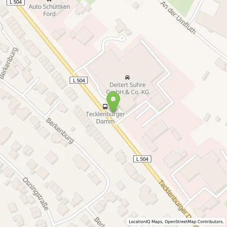 Standortübersicht der Tankstelle Ing. u. KFZ Sachverständigenbüro Wessels GmbH in 49477 Ibbenbüren