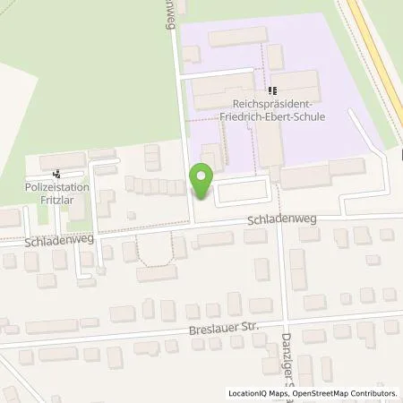 Standortübersicht der Tankstelle Kreisausschuss des Schwalm-Eder-Kreises in 34560 Fritzlar