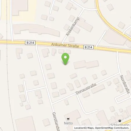 Standortübersicht der Tankstelle Michael & Michael David Kampmeyer Energie GbR in 49593 Bersenbrück