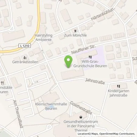 Standortübersicht der Tankstelle HUMMEL Systemhaus GmbH & Co. KG in 72660 Beuren