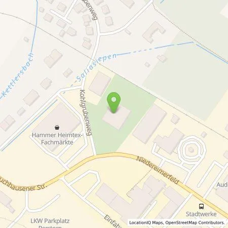 Standortübersicht der Tankstelle AUDAX Grundbesitz GbR in 59823 Arnsberg