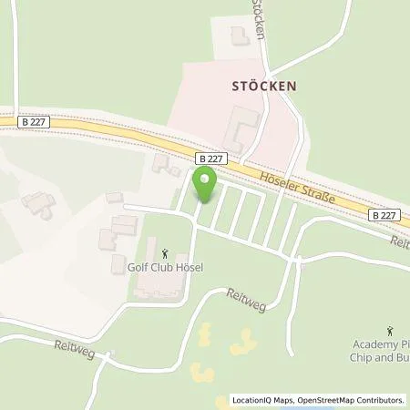 Standortübersicht der Tankstelle GC Hösel e.V. in 42579 Heiligenhaus