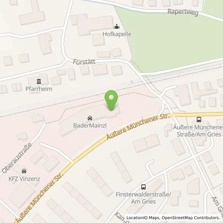 Standortübersicht der Tankstelle BaderMainzl GmbH & Co. KG - Rosenheim in 83026 Rosenheim
