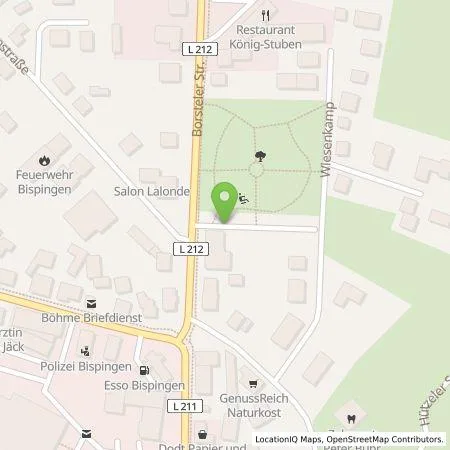 Standortübersicht der Tankstelle Gemeinde Bispingen in 29646 Bispingen