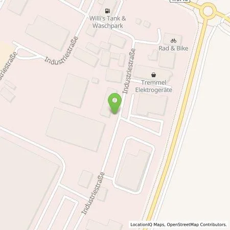 Standortübersicht der Tankstelle Menzerna Polishing Compounds GmbH & Co KG in 76470 Ötigheim