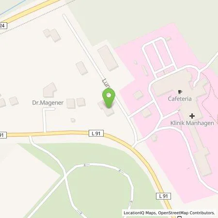 Standortübersicht der Tankstelle Klinik Manhagen Gmbh & Co. KG in 22927 Großhansdorf