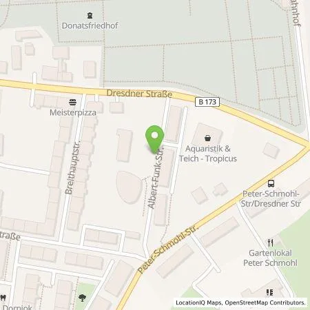 Standortübersicht der Tankstelle Hotel Freyhof in 09599 Freiberg