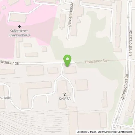 Standortübersicht der Tankstelle INDEPENDENT LIVING Stiftung in 15230 Frankfurt (Oder)