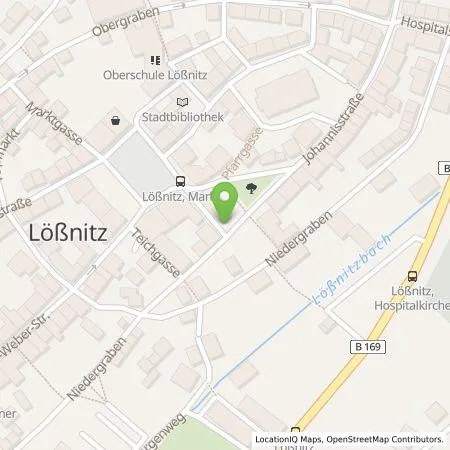 Standortübersicht der Tankstelle Fernwärmeversorgung der Stadt Lößnitz in 08294 Lößnitz