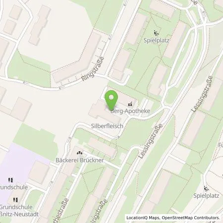 Standortübersicht der Tankstelle Fernwärmeversorgung der Stadt Lößnitz in 08294 Lößnitz