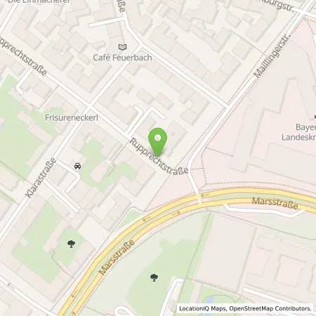 Standortübersicht der Tankstelle SWM Versorgungs GmbH in 80636 München