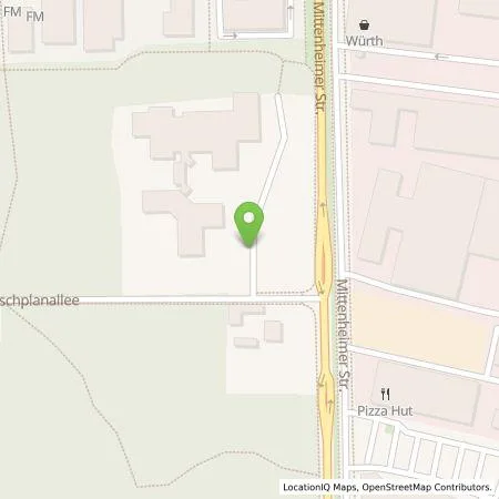 Standortübersicht der Tankstelle Augustinum Energiemanagement GmbH in 85764 Oberschleißheim