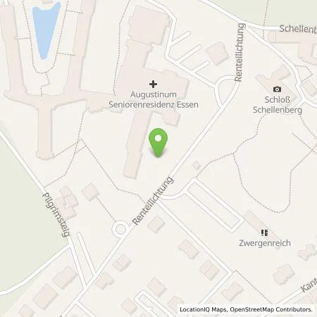 Standortübersicht der Tankstelle Augustinum Energiemanagement GmbH in 45134 Essen