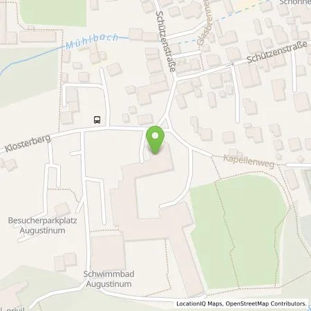 Standortübersicht der Tankstelle Augustinum Energiemanagement GmbH in 86911 Dießen a.A.