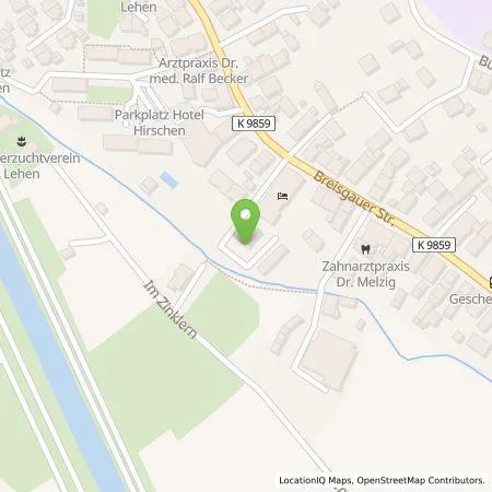 Standortübersicht der Tankstelle Hotel Restaurant Bierhäusle Karl Schweier e.K. in 79110 Freiburg