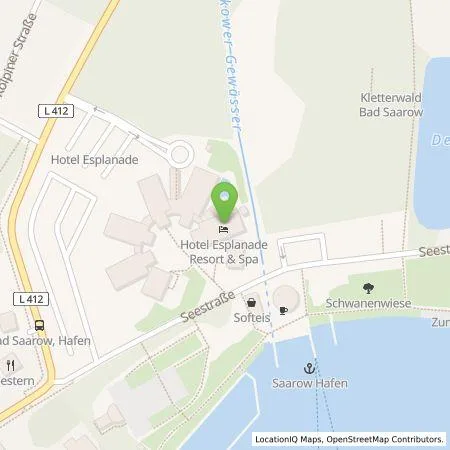 Standortübersicht der Tankstelle Hotel Esplanade Bad Saarow GmbH in 15526 Bad Saarow