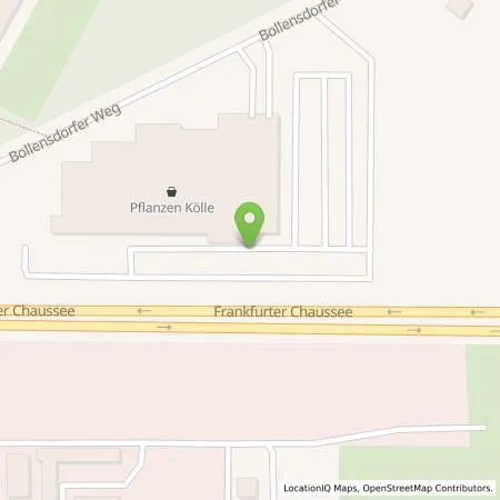 Standortübersicht der Tankstelle Pflanzen-Kölle Gartencenter GmbH & Co. KG in 15366 Dahlwitz-Hoppegarten