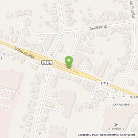 Standortübersicht der Tankstelle Henry Althoff in 32051 Herford