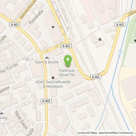 Standortübersicht der Tankstelle e.wa riss GmbH & Co. KG in 88400 Biberach an der Riß