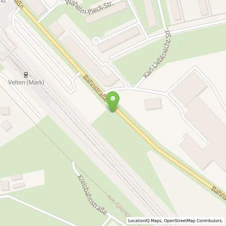 Standortübersicht der Tankstelle Stadtwerke Velten GmbH in 16727 Velten